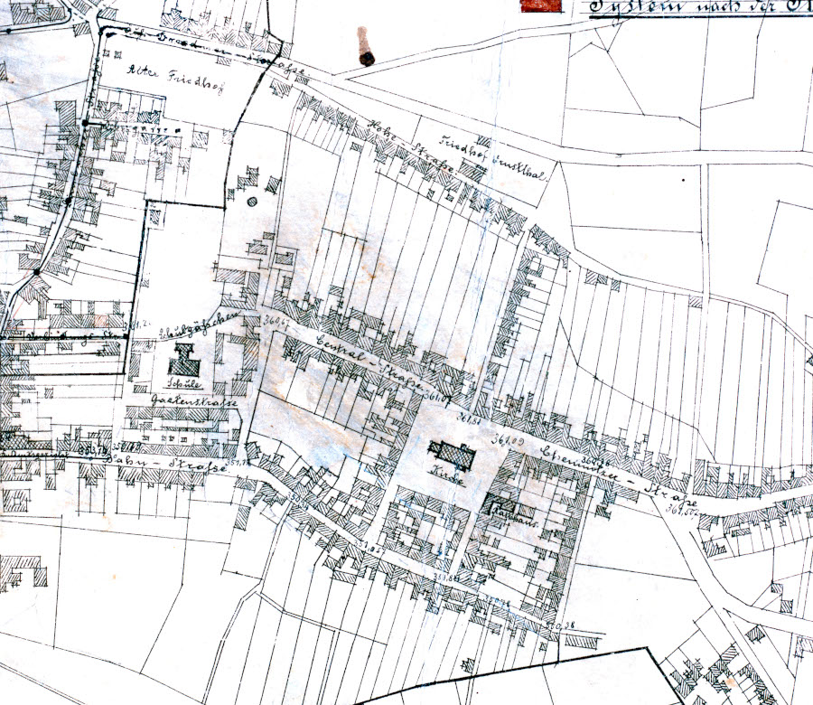 Stadtplan 1889