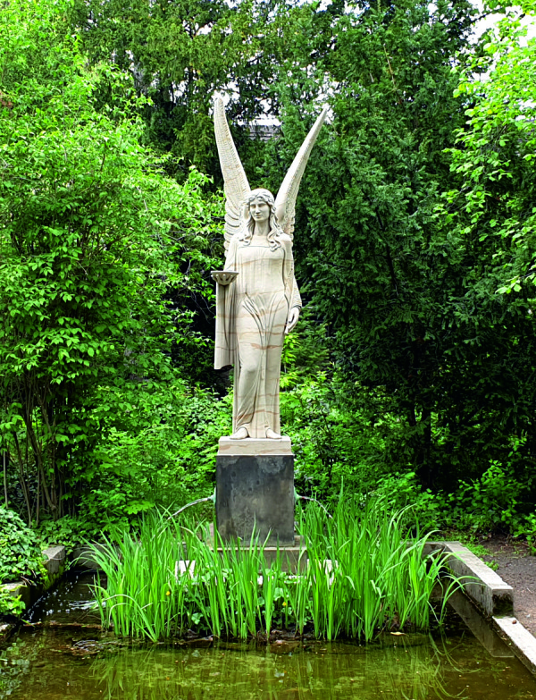 Rekonstruierter Brunnenengel